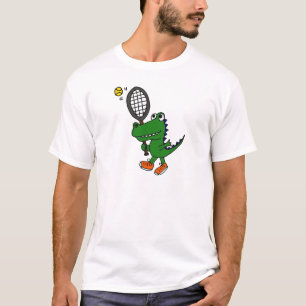 AL- Funny Gator Playing Tennis T-Shirt