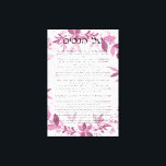 Al HaNisim Hanukkah Prayer in Hebrew & English Canvas Print<br><div class="desc">Hanukkah prayer Al Ha-Nisim, For all the miracles, in Hebrew and English. Decorate the walls of your home, synagogue or classroom for the Festival of Lights with this beautiful reminder about God's miracles and the story of Hanukkah. Choose your medium and size to fit your needs! Not your style? Check...</div>