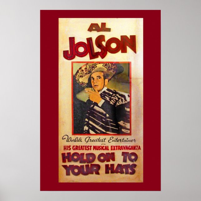 Al Jolson Theatre Promo Poster (Front)