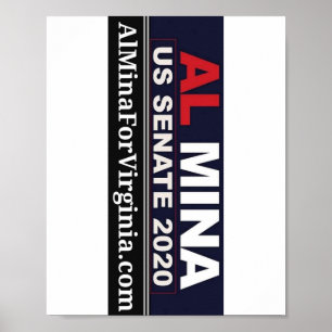 Al Mina US Senate Merchandise Poster