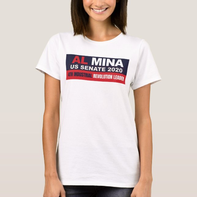 Al Mina US Senate Merchandise T-Shirt (Front)