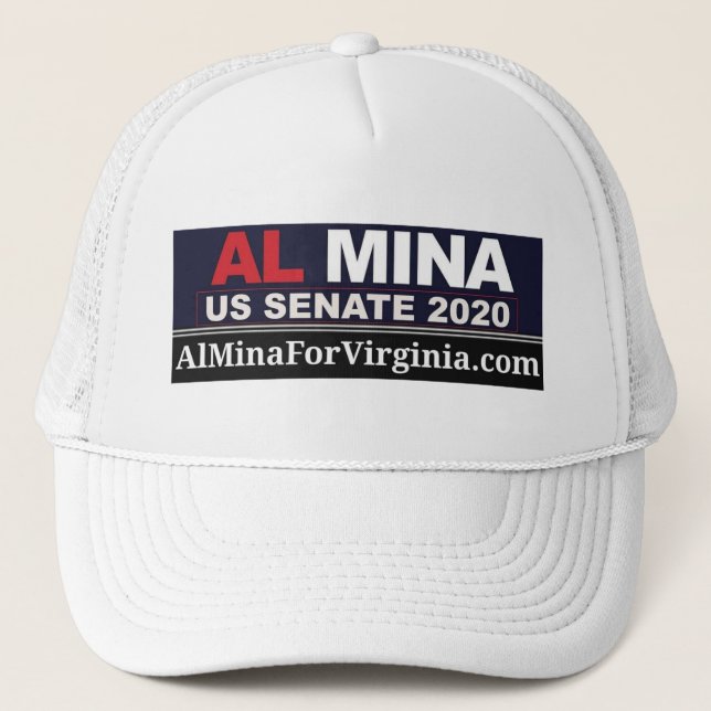 Al Mina US Senate Merchandise Trucker Hat (Front)