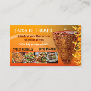Al pastor Tacos Business Cards