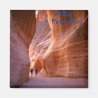 Al Siq In Petra City Fridge Magnet Souvenir