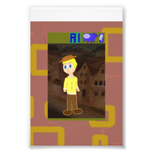 Al Spaceship  Photo Print (Front)