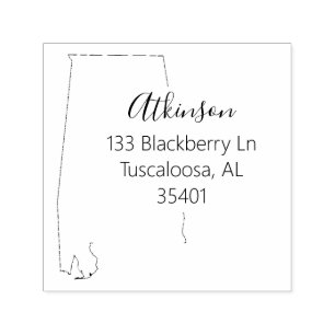 AL   State of Alabama Return Address Stamp