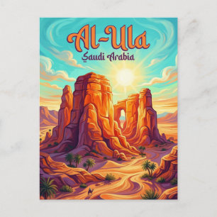 Al-Ula Old Town Saudi Arabia Postcard
