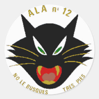 ALA 12 CLASSIC ROUND STICKER