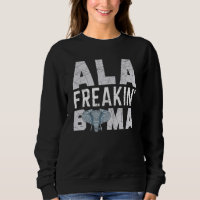 Ala Freakin Bama Alabama Elephant Distressed