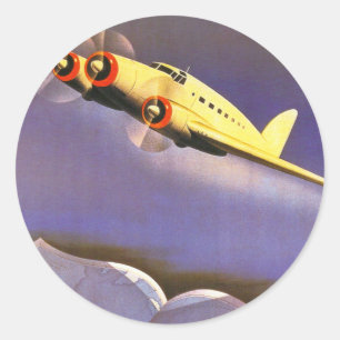 Ala Littoria Classic Round Sticker