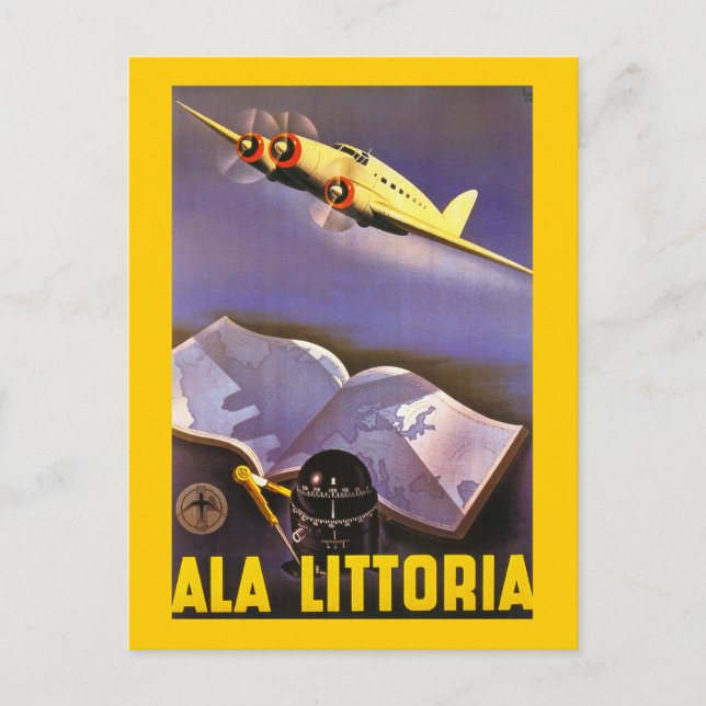 Ala Littoria Postcard (Front)