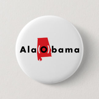 Ala(O)bama 6 Cm Round Badge