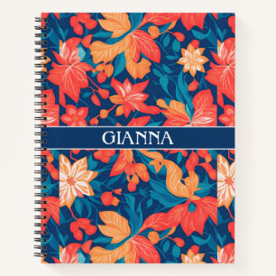 Alabai Geometric Colorful Personalized Pattern Notebook