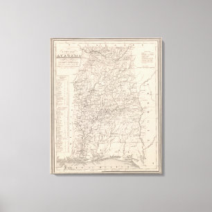 Alabama 3 canvas print