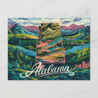 Alabama:  A Vibrant Celebration in Illustration