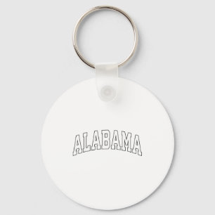 Alabama Al Vintage Sports Style 80s 90s Gifts Men  Key Ring