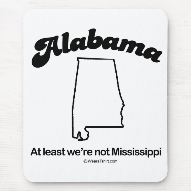 ALABAMA - "ALABAMA STATE MOTTO" T-shirts and Gear Mouse Mat (Front)