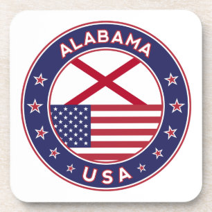 Alabama, Alabama t-shirt, Alabama sticker, Coaster