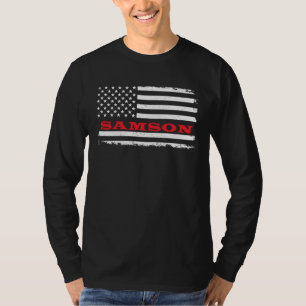 Alabama American Flag Samson USA Patriotic Souveni T-Shirt
