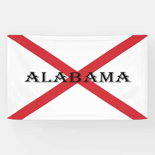 Alabama and Flag bnrcnt Banner (Horizontal)