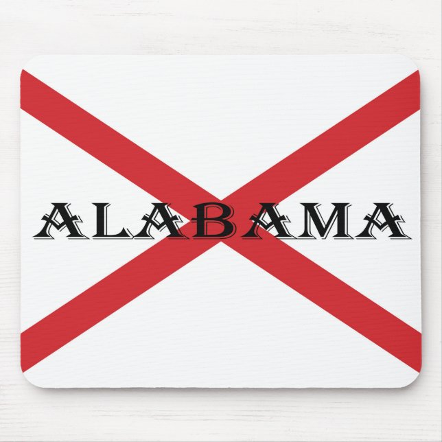 Alabama and Flag mpcnt Mouse Mat (Front)