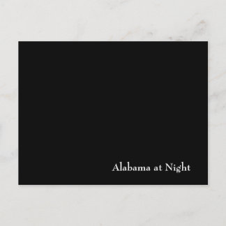 Alabama at Night Postcard