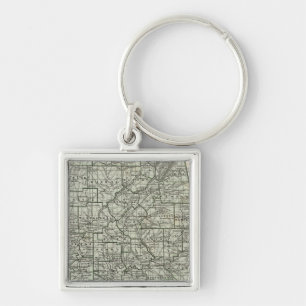 Alabama Atlas Map Key Ring