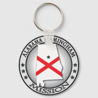 Alabama Birmingham LDS Mission Gifts Key Ring