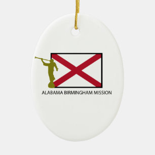 ALABAMA BIRMINGHAM MISSION LDS CTR CERAMIC TREE DECORATION