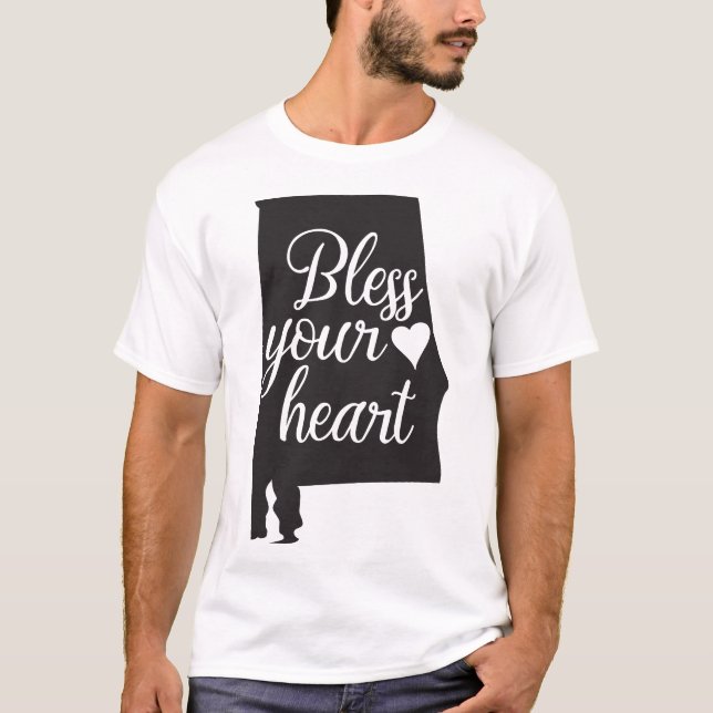 Alabama Bless Your Heart Tshirt (Front)