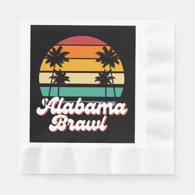 Alabama Brawl  Napkin (Front)