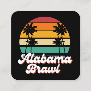 Alabama Brawl  Square Business Card