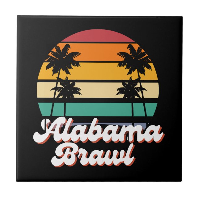 Alabama Brawl  Tile (Front)