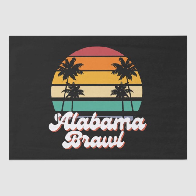 Alabama Brawl  Tissue Paper (Front)