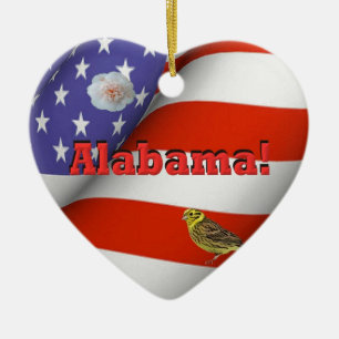 Alabama Ceramic Tree Decoration