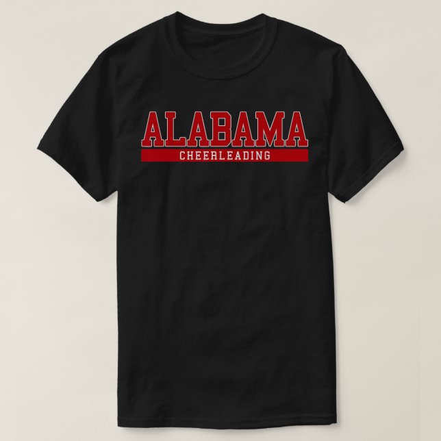 Alabama Cheerleading  T-Shirt (Design Front)