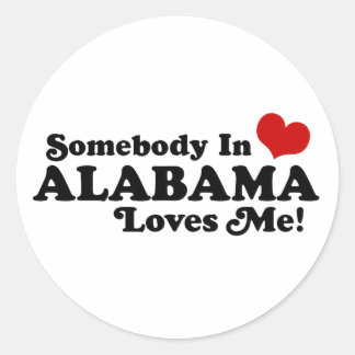 Alabama Classic Round Sticker