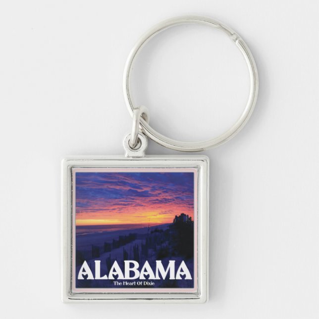 Alabama Dark Sunset Key Ring (Front)