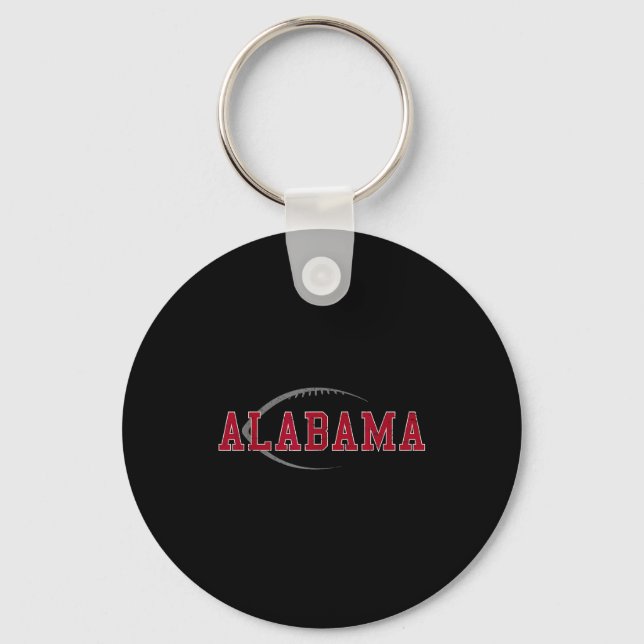 Alabama Design Men Women Boy Girl  Key Ring (Front)