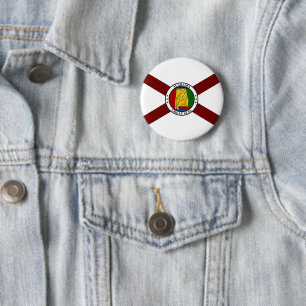 Alabama flag 6 cm round badge