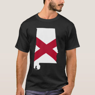 Alabama Flag Colours T-Shirt