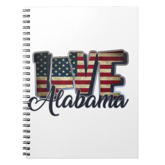 Alabama flag notebook (Front)