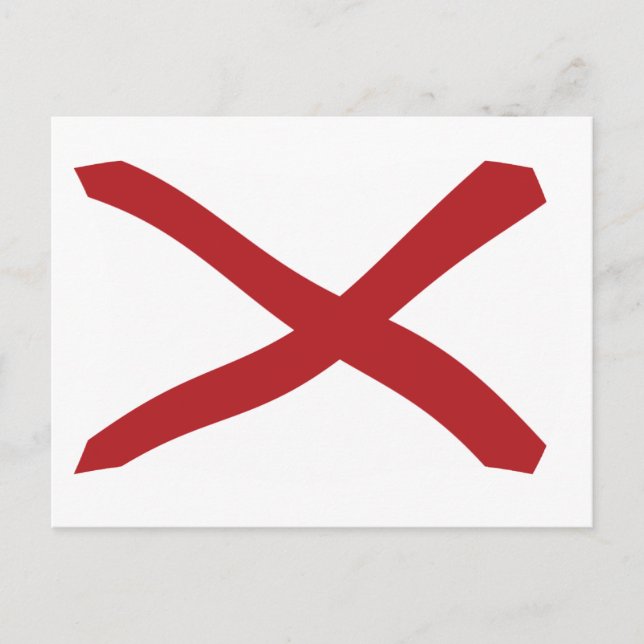 Alabama Flag Postcard (Front)