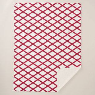 Alabama flag sherpa blanket