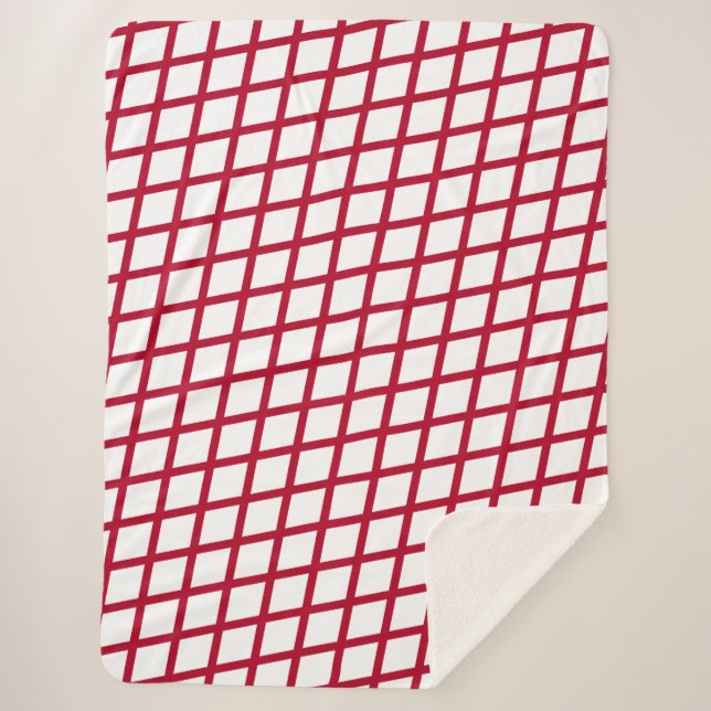 Alabama flag sherpa blanket (Front)