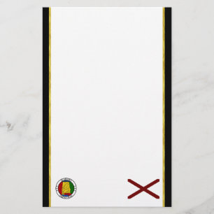 Alabama flag stationery