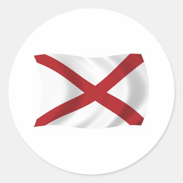Alabama Flag Sticker (Front)