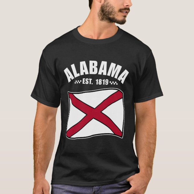 Alabama flag T-Shirt (Front)