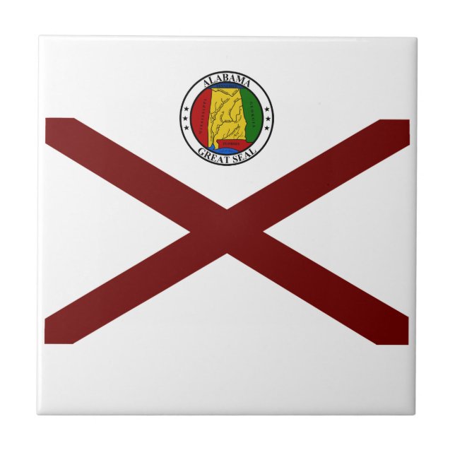 Alabama flag tile (Front)