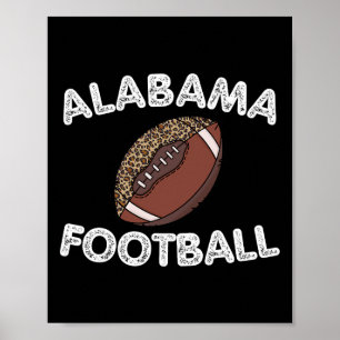 Alabama Football Season Party Vintage Game Day Leo Poster